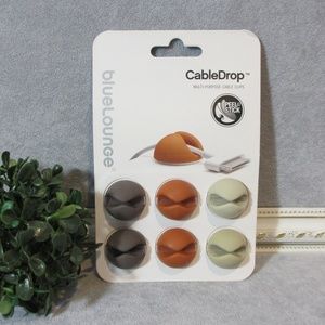 CableDrop Peel & Stick Multipurpose Cable Clips New